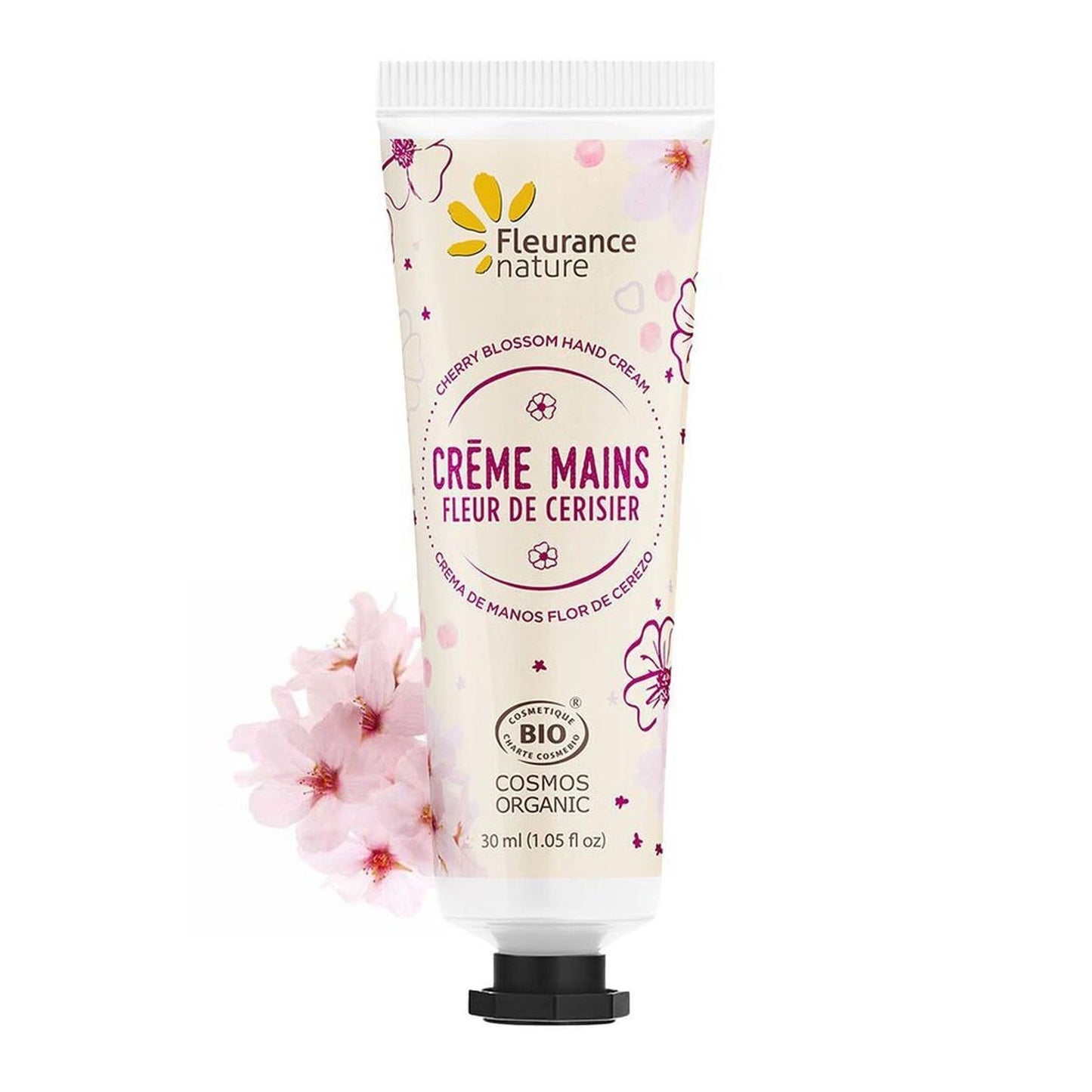 Crème Mains à la Fleur de Cerisier Bio