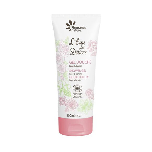 Gel Douche Eau des Délices Rose & Jasmin Bio 200ml